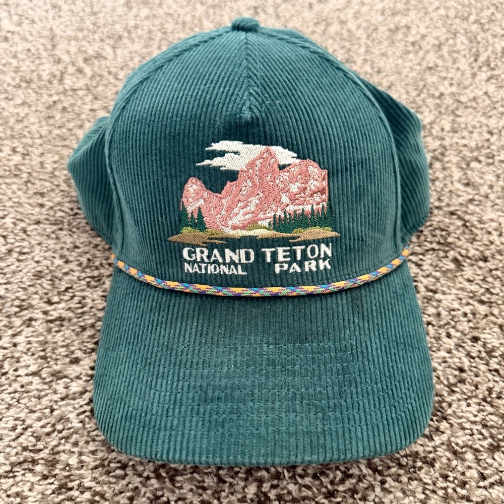 Grand Teton National Park Corduroy Rope Hat American Needle Adjustable Cap